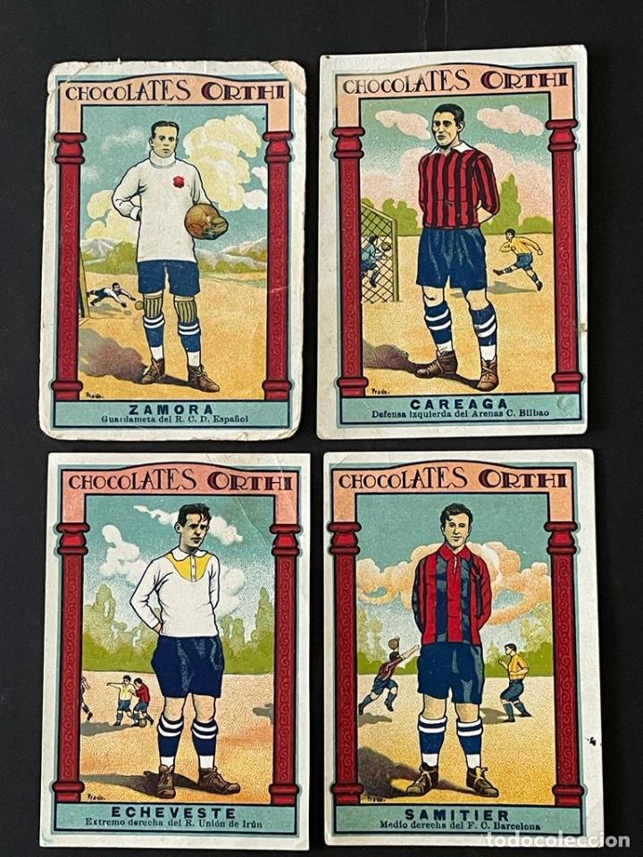 Cromos de fútbol Chocolate Orthi